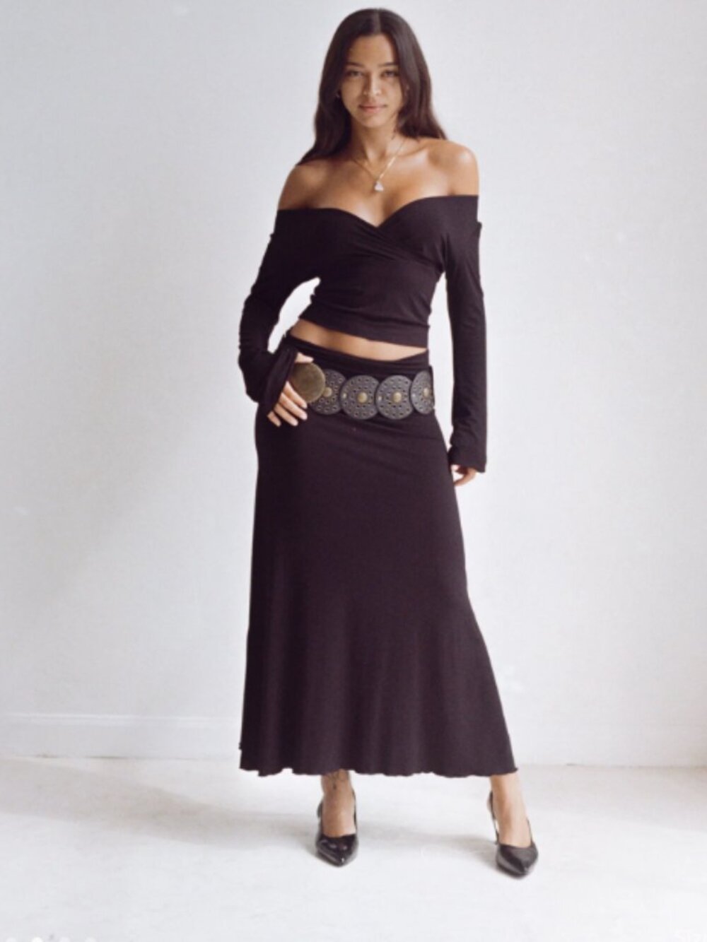 Indigo Luna Agni Skirt Black